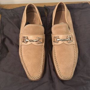 Italian Johnston & Murphy suede loafers